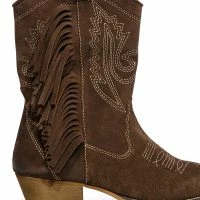 AZALEA WANG GENUINE LEATHER MOCO MOCHA WESTERN BOOT -Sewing Down South shop azalea wang moco mocha western boot brown 5 5