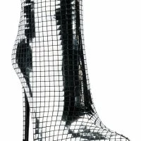 AZALEA WANG MONTROSE STILETTO BOOTIE IN SILVER -Sewing Down South shop azalea wang montrose stiletto bootie in silver silver 5 5