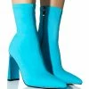 AZALEA WANG MOSCATO NEOPRENE BOOTIE IN BLUE
