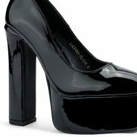 AZALEA WANG NIGHT MOVES PLATFORM PUMP IN BLACK -Sewing Down South shop azalea wang night moves platform pump in black black 5 5