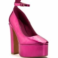 AZALEA WANG NIGHT MOVES PLATFORM PUMP IN FUCHSIA -Sewing Down South shop azalea wang night moves platform pump in fuchsia fuchsia 3 3