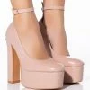 AZALEA WANG NIGHT MOVES PLATFORM PUMP IN NUDE