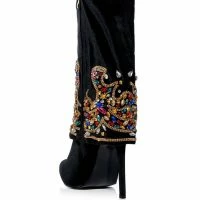 AZALEA WANG NIKO EMBELLISHED SUEDE BOOTIE IN BLACK 7 AZALEA WANG NIKO EMBELLISHED SUEDE BOOTIE IN BLACK -Sewing Down South shop azalea wang niko embellished suede bootie in black black 4 4