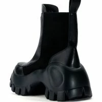 AZALEA WANG NORTH ZIP CHUNKY BOOT IN BLACK -Sewing Down South shop azalea wang north zip chunky boot in black black 4 4