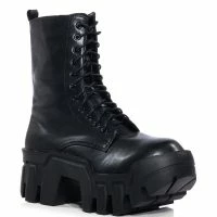 AZALEA WANG OLYMPIA WHITE CHUNKY BOOTIE -Sewing Down South shop azalea wang olympia white chunky bootie black 3 3