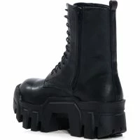 AZALEA WANG OLYMPIA WHITE CHUNKY BOOTIE -Sewing Down South shop azalea wang olympia white chunky bootie black 4 4