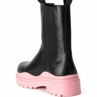 AZALEA WANG ONLY IN MY DREAMS FLATFORM BOOTIE IN PINK -Sewing Down South shop azalea wang only in my dreams flatform bootie in pink pink 4 4 c1