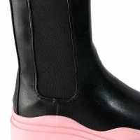 AZALEA WANG ONLY IN MY DREAMS FLATFORM BOOTIE IN PINK -Sewing Down South shop azalea wang only in my dreams flatform bootie in pink pink 5 5 c1