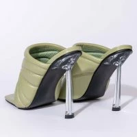 AZALEA WANG PENTHOUSE PARTY STILETTO SANDAL IN KHAKI -Sewing Down South shop azalea wang penthouse party stiletto sandal in khaki khaki 5 5