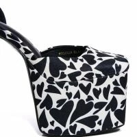 AZALEA WANG PRISCILLA PRINTED PLATFORM PUMP -Sewing Down South shop azalea wang priscilla printed platform pump black 5 5