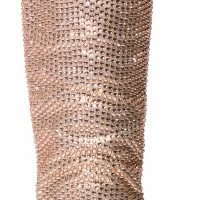 AZALEA WANG RAISE THE BAR EMBELLISHED WESTERN BOOT IN NUDE -Sewing Down South shop azalea wang raise the bar embellished western boot in nude nude 6 6