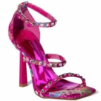 AZALEA WANG REALLY THAT GIRL STILETTO SANDAL IN PINK -Sewing Down South shop azalea wang really that girl stiletto sandal in pink pink 3 3