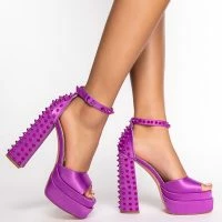 AZALEA WANG ROCK MY WORLD SANDAL IN PURPLE