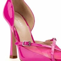 AZALEA WANG SASHA BUCKLE STRAP PUMP IN PINK -Sewing Down South shop azalea wang sasha buckle strap pump in pink pink 5 5