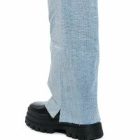 AZALEA WANG SHURI DENIM FOLD OVER BOOT -Sewing Down South shop azalea wang shuri denim fold over boot denim 4 4