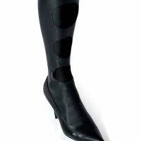 AZALEA WANG SILVIA STRETCH THIGH HIGH BOOT IN BLACK -Sewing Down South shop azalea wang silvia stretch thigh high boot in black black 5 5