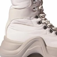 AZALEA WANG SKYLAR EDGY LACE UP BOOTIE IN SAND -Sewing Down South shop azalea wang skylar edgy lace up bootie in sand sand 5 5 c1 c1