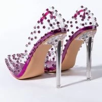 AZALEA WANG SOMETHING ABOUT YOU STILETTO PUMP IN FUCHSIA -Sewing Down South shop azalea wang something about you stiletto pump in fuchsia fuchsia 5 5