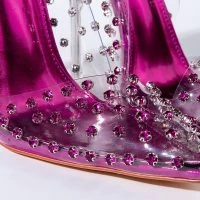 AZALEA WANG SOMETHING ABOUT YOU STILETTO PUMP IN FUCHSIA -Sewing Down South shop azalea wang something about you stiletto pump in fuchsia fuchsia 6 6