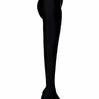 AZALEA WANG STAR STRETCH CHUNKY HEEL PANT BOOT IN BLACK 11 AZALEA WANG STAR STRETCH CHUNKY HEEL PANT BOOT IN BLACK -Sewing Down South shop azalea wang star stretch chunky heel pant boot in black black 4 4