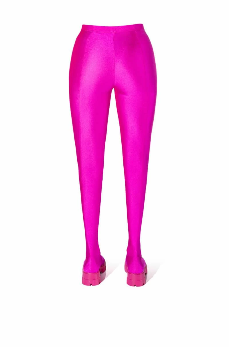 AZALEA WANG STAR STRETCH FLATFORM PANT BOOT IN FUCHSIA 3 AZALEA WANG STAR STRETCH FLATFORM PANT BOOT IN FUCHSIA - Image 3
