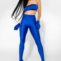 AZALEA WANG STAR STRETCH STILETTO PANT BOOT IN BLUE -Sewing Down South shop azalea wang star stretch stiletto pant boot in blue blue 5 5