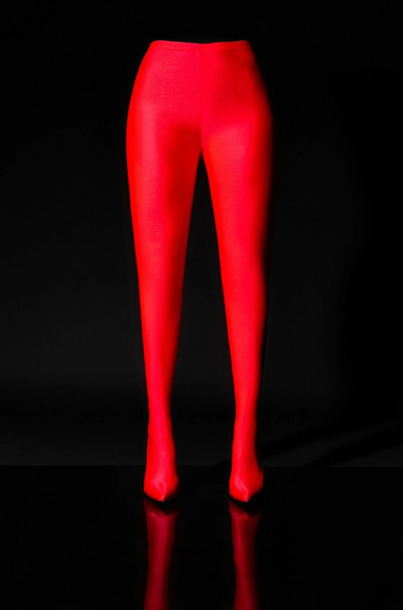 AZALEA WANG STAR STRETCH STILETTO PANT BOOT IN RED 11 AZALEA WANG STAR STRETCH STILETTO PANT BOOT IN RED - Image 11