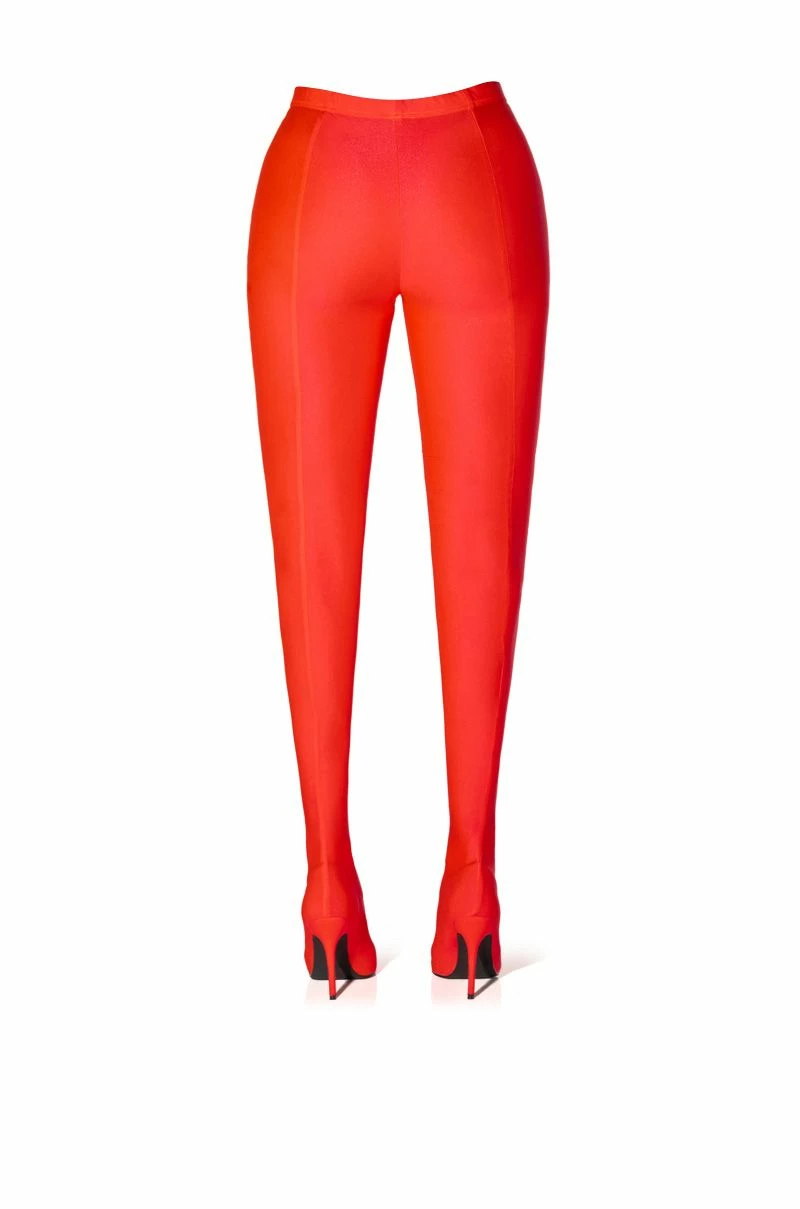 AZALEA WANG STAR STRETCH STILETTO PANT BOOT IN RED 4 AZALEA WANG STAR STRETCH STILETTO PANT BOOT IN RED - Image 4