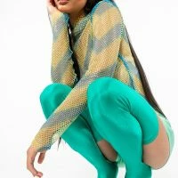 AZALEA WANG STAR STRETCH THIGH HIGH STILETTO BOOT IN GREEN -Sewing Down South shop azalea wang star stretch thigh high stiletto boot in green green 3 3 c1