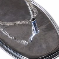 AZALEA WANG STARSTRUCK SILVER PU SANDAL -Sewing Down South shop azalea wang starstruck silver pu sandal silver 6 6