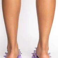 AZALEA WANG SWEET LIKE ME FLAT SANDAL IN PURPLE -Sewing Down South shop azalea wang sweet like me flat sandal in purple purple 4 4