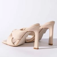 AZALEA WANG SWEET LIKE SUNDAY CHUNKY SANDAL IN BONE -Sewing Down South shop azalea wang sweet like sunday chunky sandal in bone bone 5 5