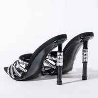 AZALEA WANG TAKE IT BACK STILETTO SANDAL IN BLACK -Sewing Down South shop azalea wang take it back stiletto sandal in black black 5 5