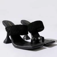 AZALEA WANG TAKE ME ON A VACA STILETTO SANDAL IN BLACK -Sewing Down South shop azalea wang take me on a vaca stiletto sandal in black black 4 4