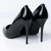 AZALEA WANG TAKE ME OUT STILETTO PUMP IN BLACK -Sewing Down South shop azalea wang take me out stiletto pump in black black 5 5