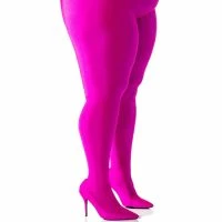 PLUS AZALEA WANG STAR STRETCH STILETTO PANT BOOT IN FUCHSIA