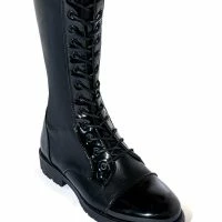 AZALEA WANG THESE ARE MY ONLY INTENTIONS THIGH HIGH FLAT BOOTS -Sewing Down South shop azalea wang these are my only intentions thigh high flat boots black pu 5 5 c1