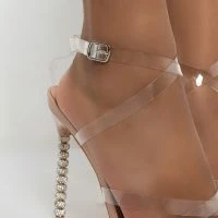 AZALEA WANG THIS IS WHY I'M HOT STILETTO SANDAL -Sewing Down South shop azalea wang this is why im hot stiletto sandal NUDE 5 5