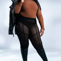 AZALEA WANG TO THE MAX CHUNKY STRETCH BOOT WITH 4 WAY STRETCH IN BLACK -Sewing Down South shop azalea wang to the max chunky stretch boot in black black 10 10