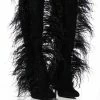 AZALEA WANG TORNADO FEATHER KNEE HIGH BOOT