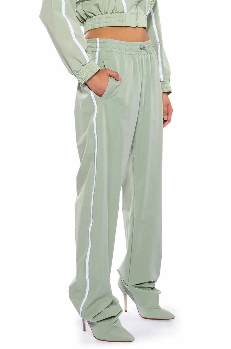 AZALEA WANG TRACK PANT BOOT IN SAGE GREEN 7 AZALEA WANG TRACK PANT BOOT IN SAGE GREEN - Image 7