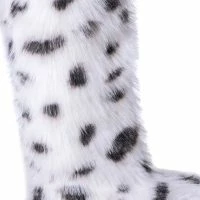 AZALEA WANG TUNDRA FURRY OVER THE KNEE BOOTS IN MULTI -Sewing Down South shop azalea wang tundra furry over the knee boots in multi multi 5 5