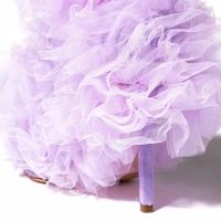 AZALEA WANG TUTU TULLE STILETTO BOOTIE IN PURPLE -Sewing Down South shop azalea wang tutu tulle stiletto bootie in purple purple 5 5
