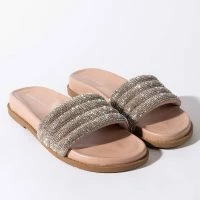 AZALEA WANG UNWIND WITH ME FLAT SANDAL IN NUDE -Sewing Down South shop azalea wang unwind with me flat sandal in nude nude 4 4