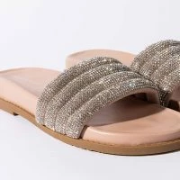 AZALEA WANG UNWIND WITH ME FLAT SANDAL IN NUDE -Sewing Down South shop azalea wang unwind with me flat sandal in nude nude 6 6