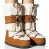 AZALEA WANG VALENTINA SUEDE BOOT IN TAN