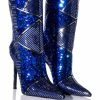 AZALEA WANG VANILLA RICH BLUE BOOTIE