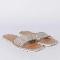 AZALEA WANG WAKE ME WHEN ITS ALL OVER FLAT SANDAL IN NUDE -Sewing Down South shop azalea wang wake me when its all over flat sandal in nude nude 4 4