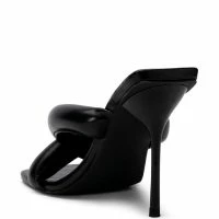 AZALEA WANG WALK ON BY PUFF SANDAL IN BLACK -Sewing Down South shop azalea wang walk on by puff sandal in black black 4 4 c1