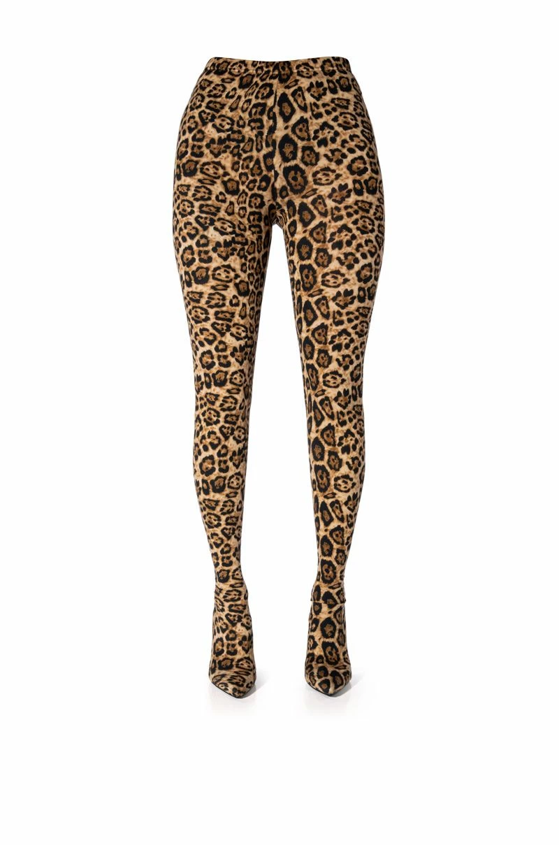 AZALEA WANG WILD SIDE LEOPARD PRINT PANT BOOTS 3 AZALEA WANG WILD SIDE LEOPARD PRINT PANT BOOTS - Image 3